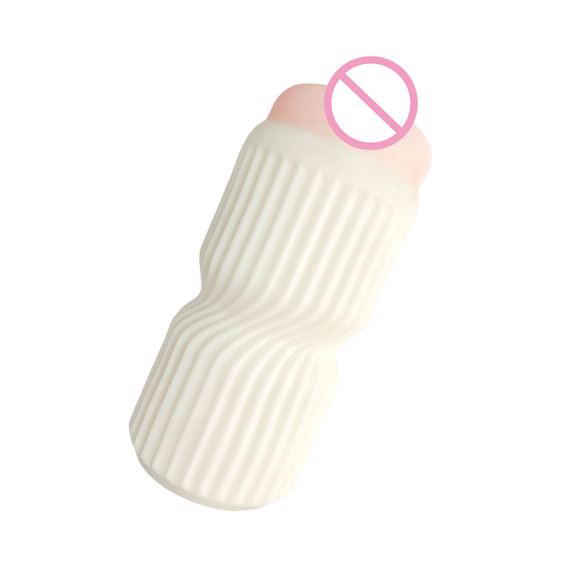 ລາຄາຖືກ White Colors Vacuum Cup for Men masturbator Vibrating Version