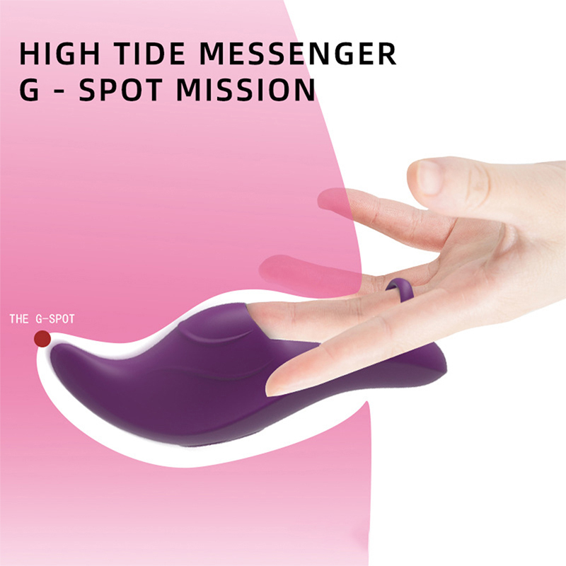 Finger Sleeve Vibrator ສໍາລັບແມ່ຍິງ