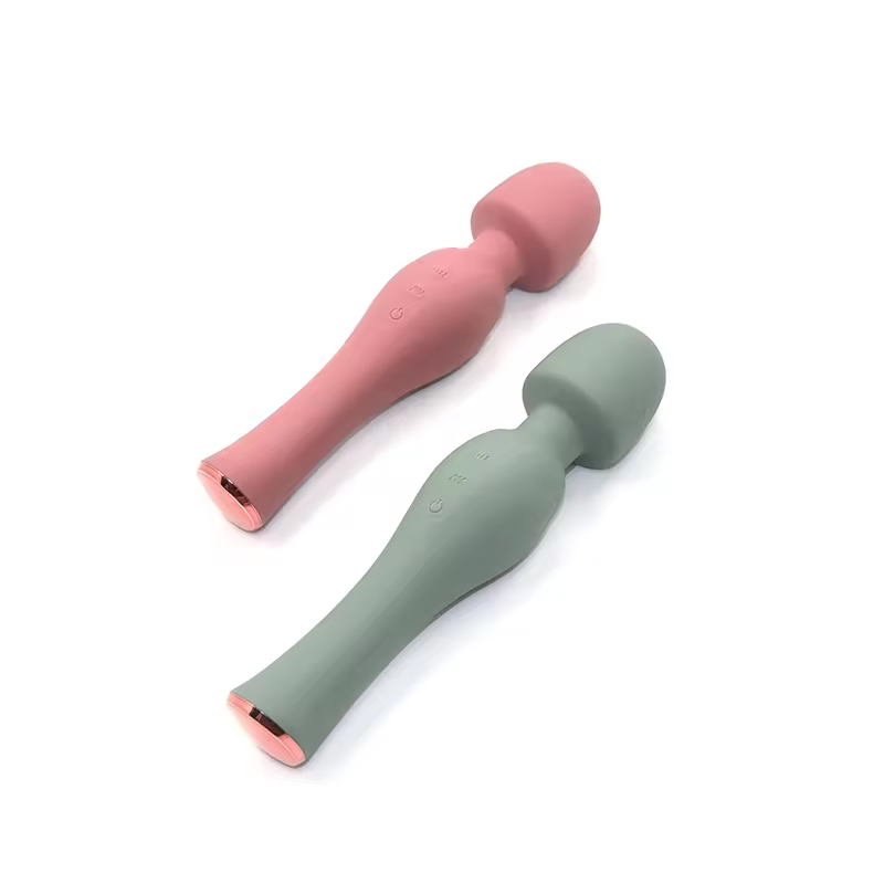 ຄຸນະພາບສູງ Portable Waterproof Vibration Massager Clitoral Stimulate AV Vibrator Wand 20 Modes Sexy Toys