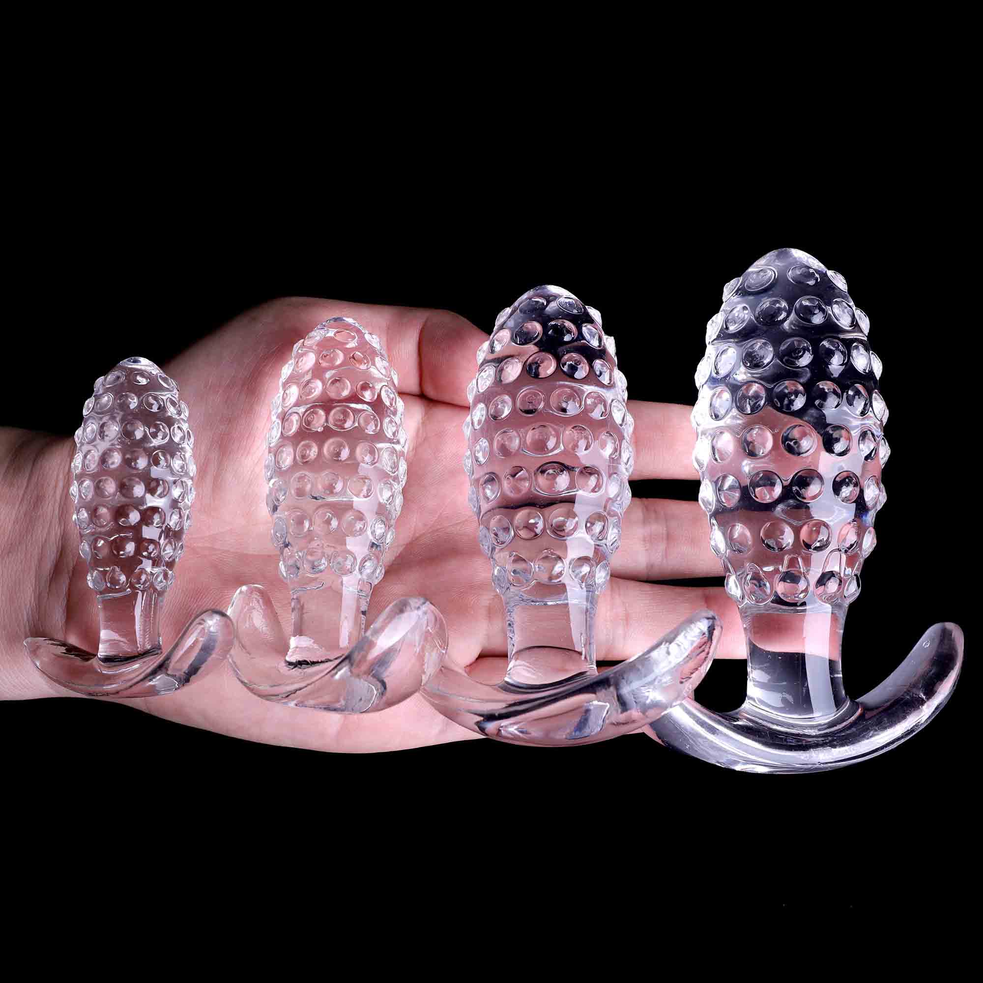 New Pineapple Anal Bead Jelly Plug Anal Particles Stimulate Butt Plug G-spot Prostate Massage Adult Sex Toy For Women